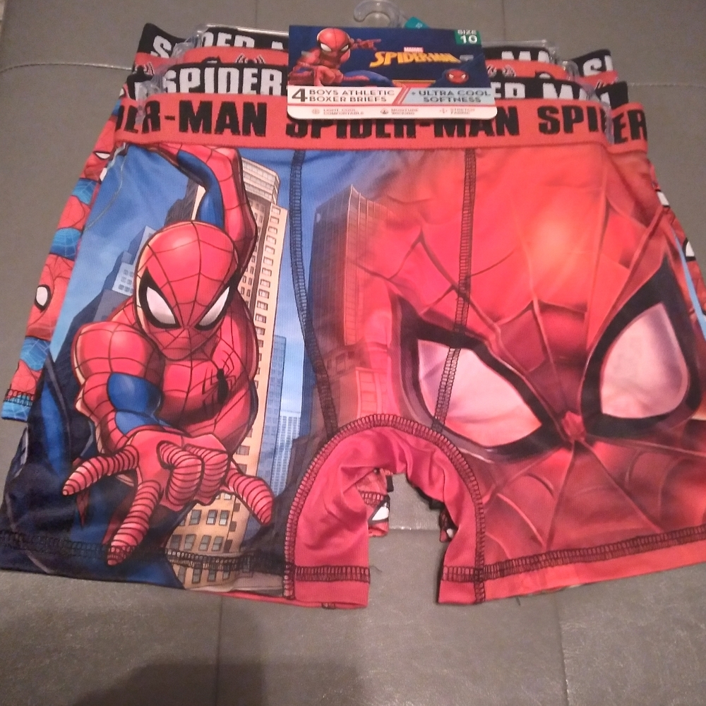 Marvel Spider-Man Youth Boys Underwear - Sz 10
